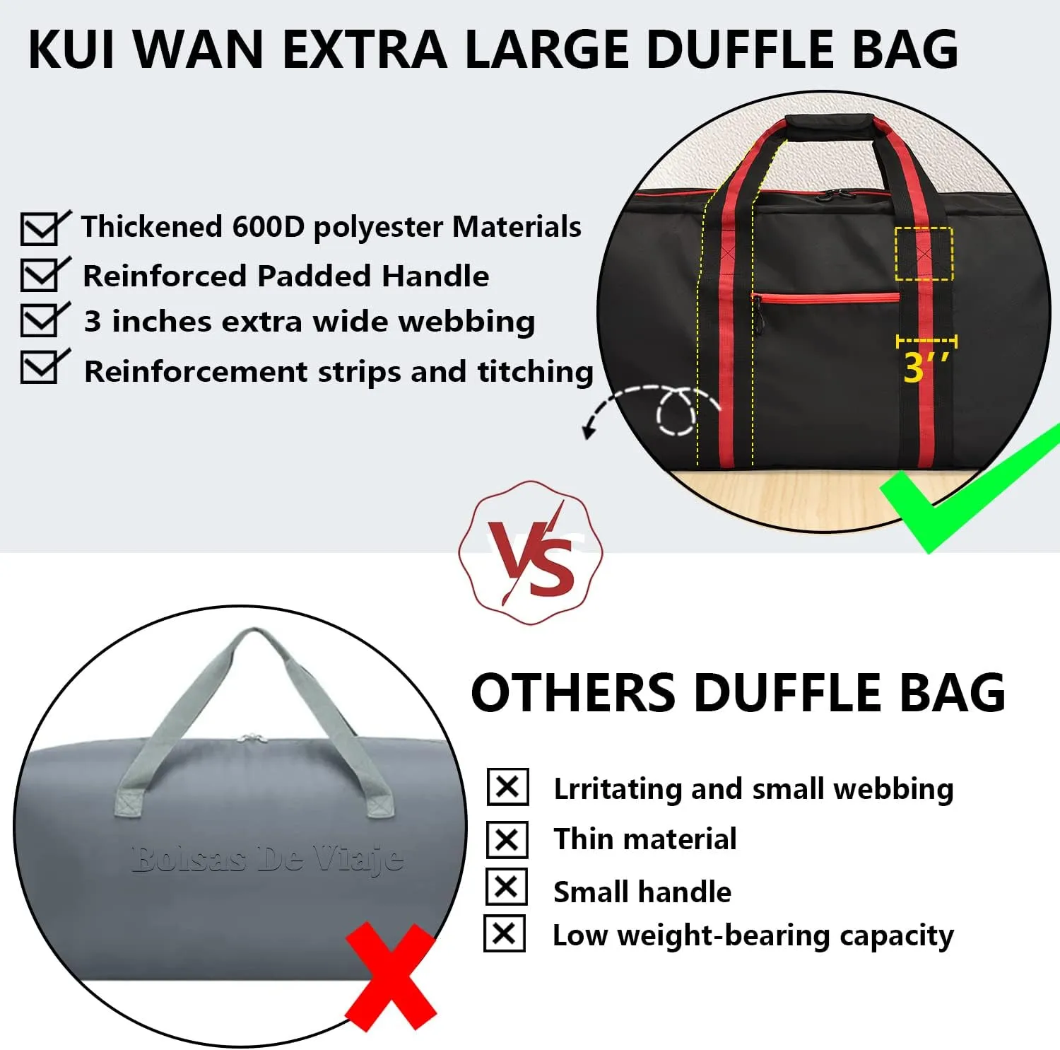 100L Large Duffle Bag for Travel 31.1” Diffle Bag - Overnight Weekender Camping, Storage for Men Women, Armygreen