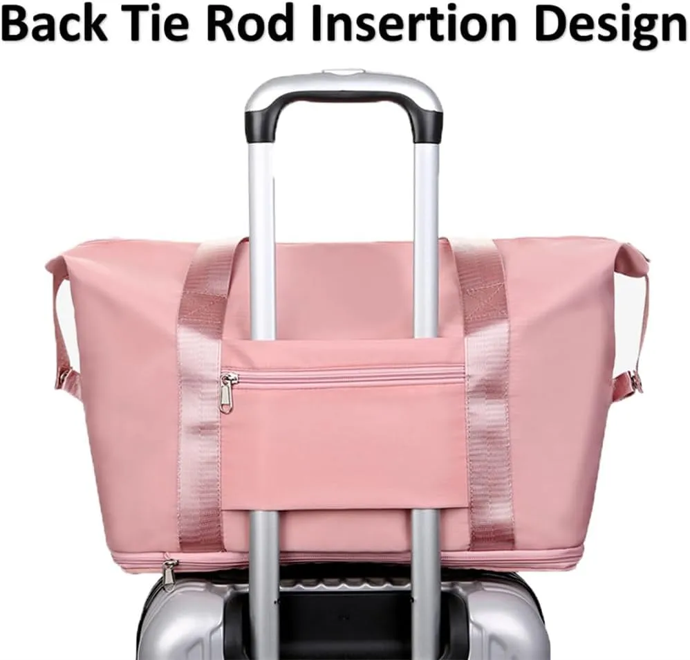 2024 New Travel Duffle Bag, High Capacity Foldable Travel Duffel Bag Carry on Bag Gym Bag for Men and Women