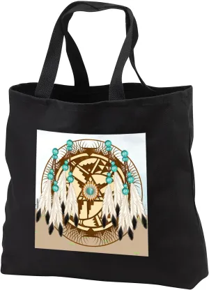 3dRose Designer One of A Kind Native American Art Tote Bag
