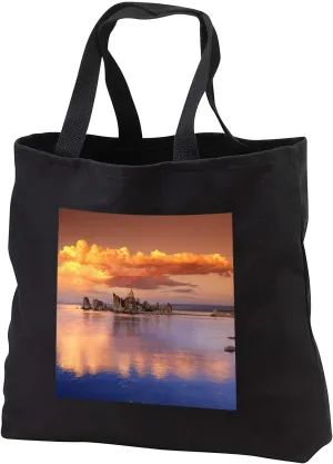 3dRose Tufa formations at sunset, Mono Lake, California - Tote Bags (tb_346369)