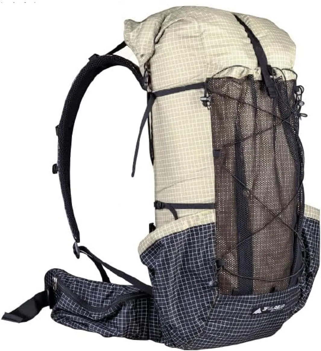 3F UL GEAR QiDian Pro UL 46 10L Backpack Outdoor Climbing Bag Camping Hiking Bags UHMWPE ultralight (beige)