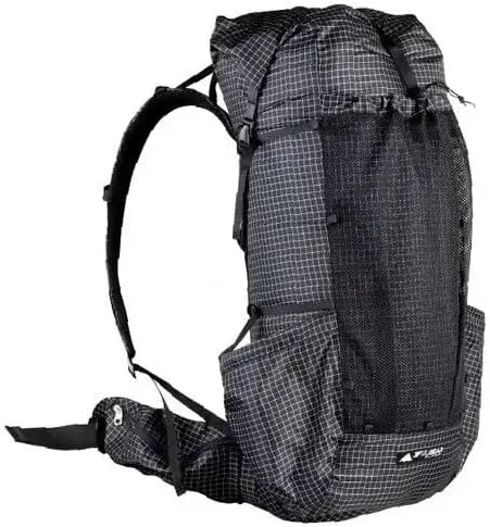 3F UL GEAR QiDian Pro UL 46 10L Backpack Outdoor Climbing Bag Camping Hiking Bags UHMWPE ultralight (Black)