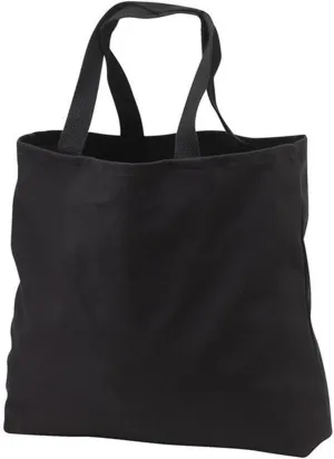 (6 Pack) 6 Pack Heavy Cotton Denim Convention Reusable Tote Bag (Black)