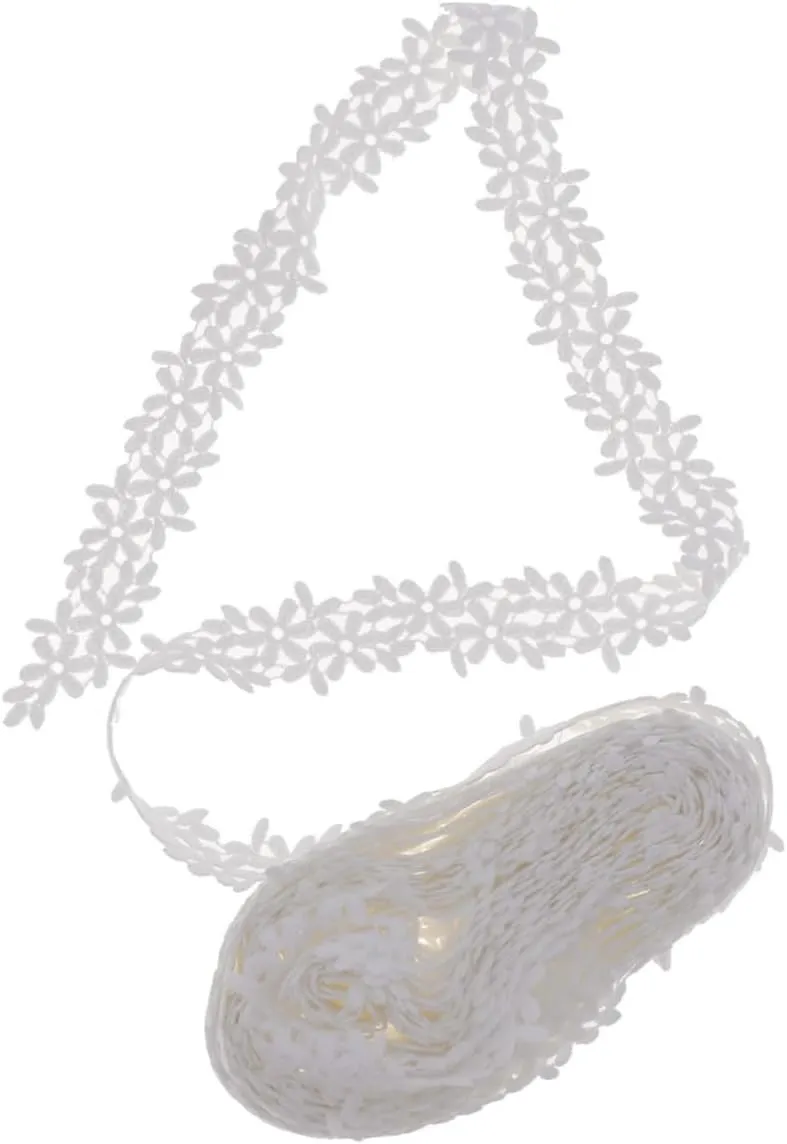 920x2.5cm Lace Fabric Lining White Floral Lace Ribbon Wedding White Tulle Mesh for Wedding Dress Accessories