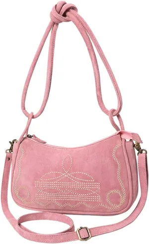 ADBGA645F Crossbody Genuine Western Suede Leather women bag