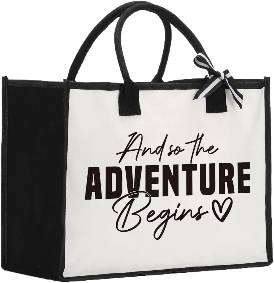 And So The Adventure Begins Tote Bags Gifts for Women
