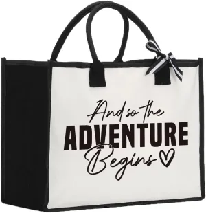 And So The Adventure Begins Tote Bags Gifts for Women