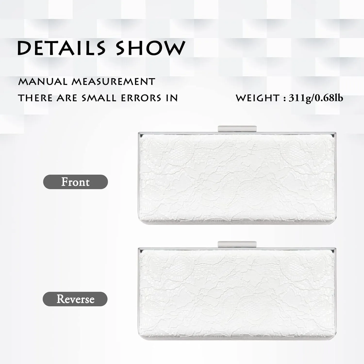 AOYUNHUI Clutch Purses for Women Wedding Cross Body Bag Purses for Women Wedding Prom Party Club