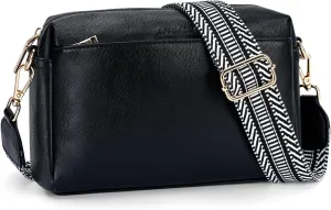 APHISON Small Crossbody Bags for Women, Triple Zip Crossbody Cell Phone Purse Shoulder Handbags with Adjustable Strap