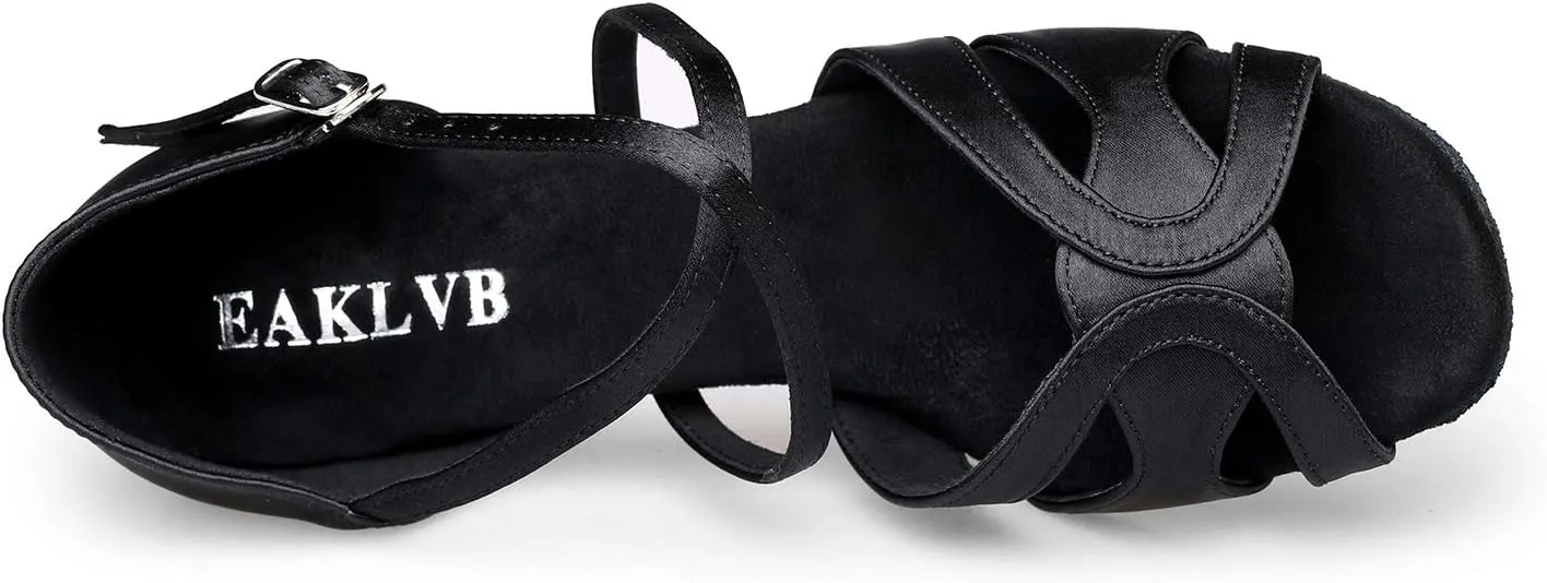 Ballroom Dance Shoes Women, Latin Salsa Bachata Practice Performance Dancer Shoes
