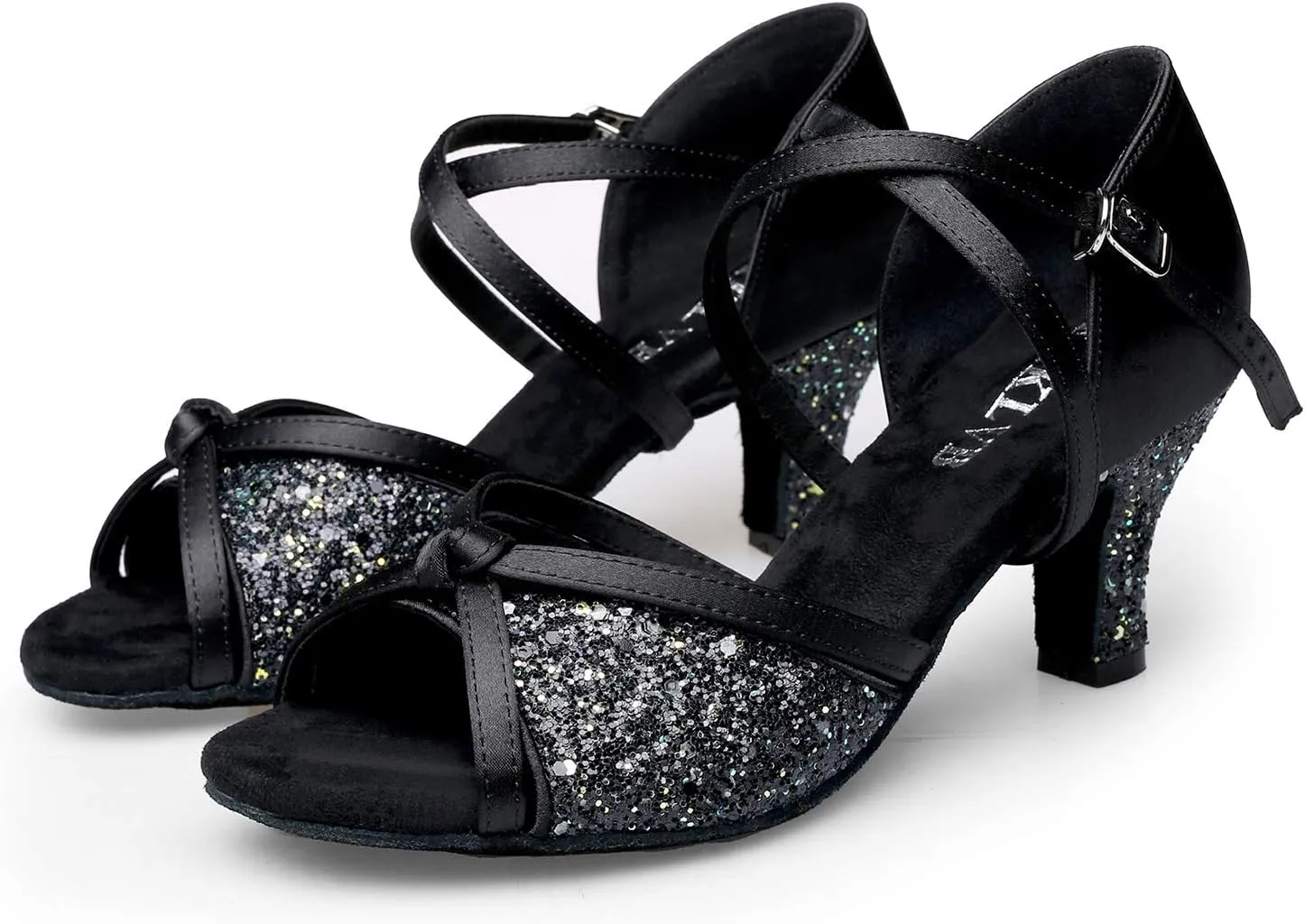Ballroom Dance Shoes Women, Latin Salsa Bachata Practice Performance Dancer Shoes