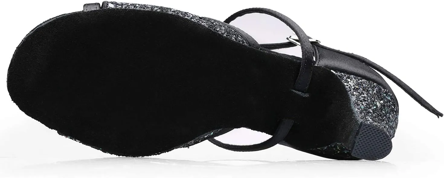 Ballroom Dance Shoes Women, Latin Salsa Bachata Practice Performance Dancer Shoes
