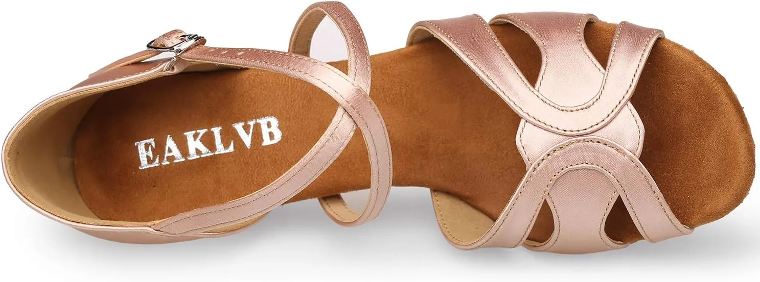 Ballroom Dance Shoes Women, Latin Salsa Bachata Practice Performance Dancer Shoes