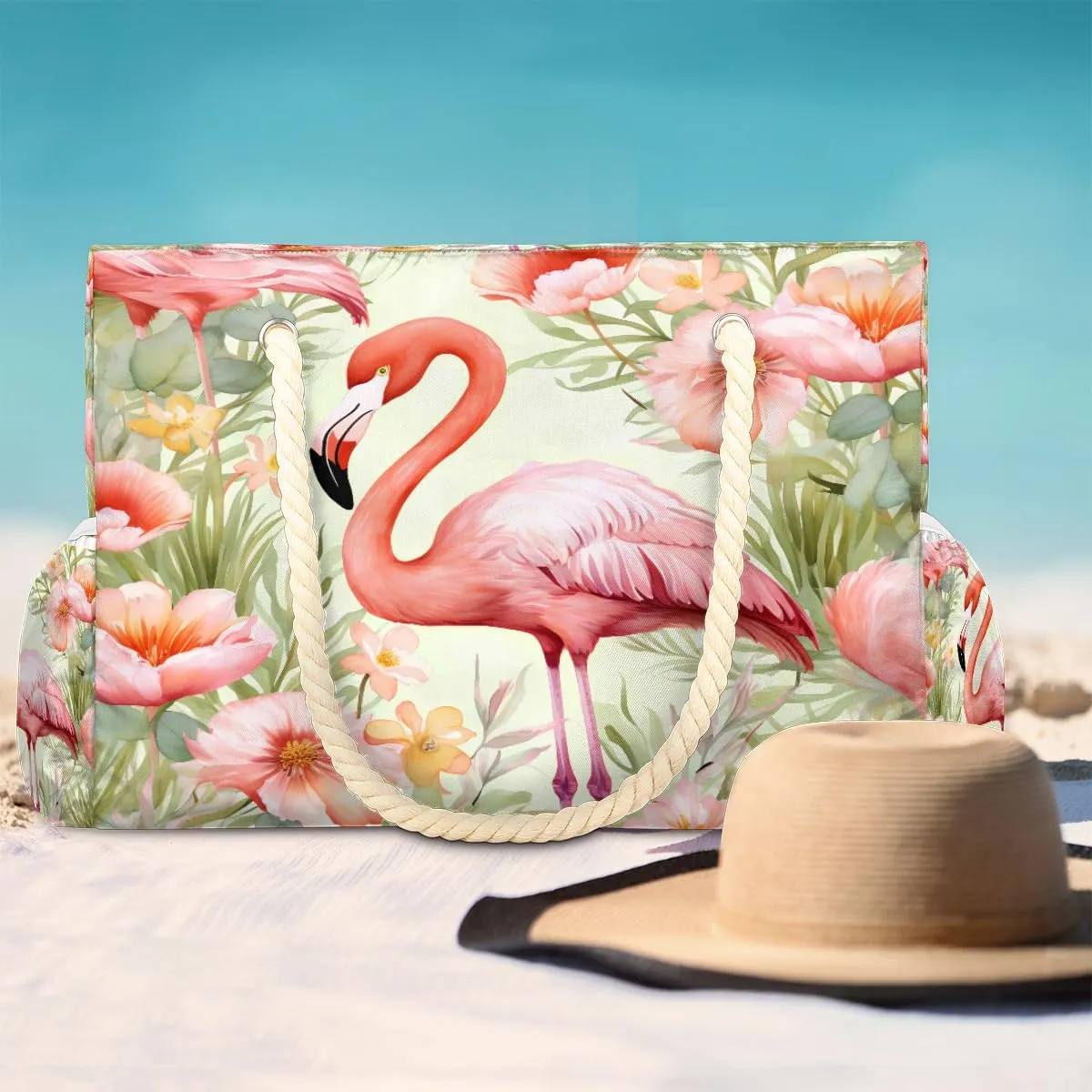 Beach Bags for Women Large Pool Beach Tote Reusable Grocery Shoulder Bag for Swim Travel Shopping Vacation Picnic