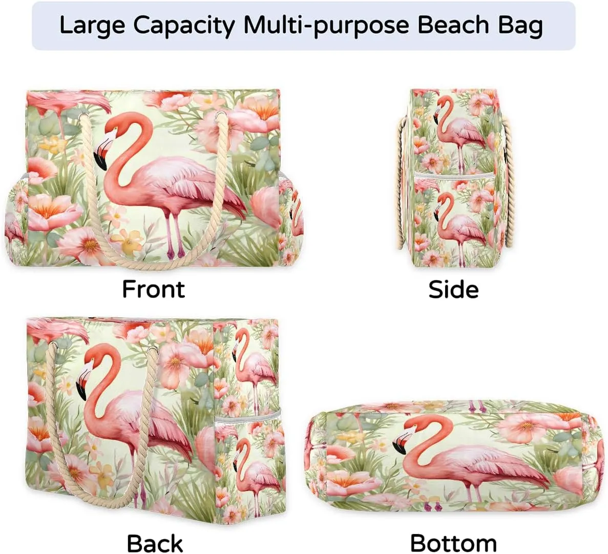 Beach Bags for Women Large Pool Beach Tote Reusable Grocery Shoulder Bag for Swim Travel Shopping Vacation Picnic