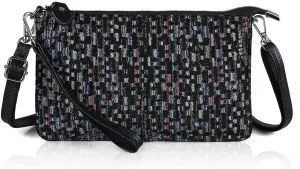befen Genuine Leather Wristlet Clutch Wallet Purses Small Crossbody Bags for Women with RFID Blocking Card Slots