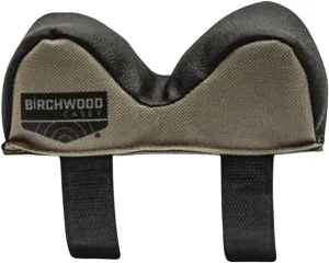 Birchwood Casey 5"x2"x2" Universal Filled Synthetic and Leather Shooting Front Rest Bag with Hook and Loop Straps