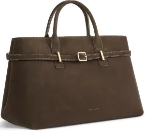 BOSTANTEN Top Handle Purses for Women Satchel Bag Suede Vegan Leather Tote Bags Crossbody Handbags with Adjustable Strap