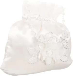 Bridal Wedding Accessories Elegant Lace Flower Bride Bag Stylish Bridesmaid Purse for Wedding Bridal Shower Bachelorette Party Money Bag and Decorated Handbag