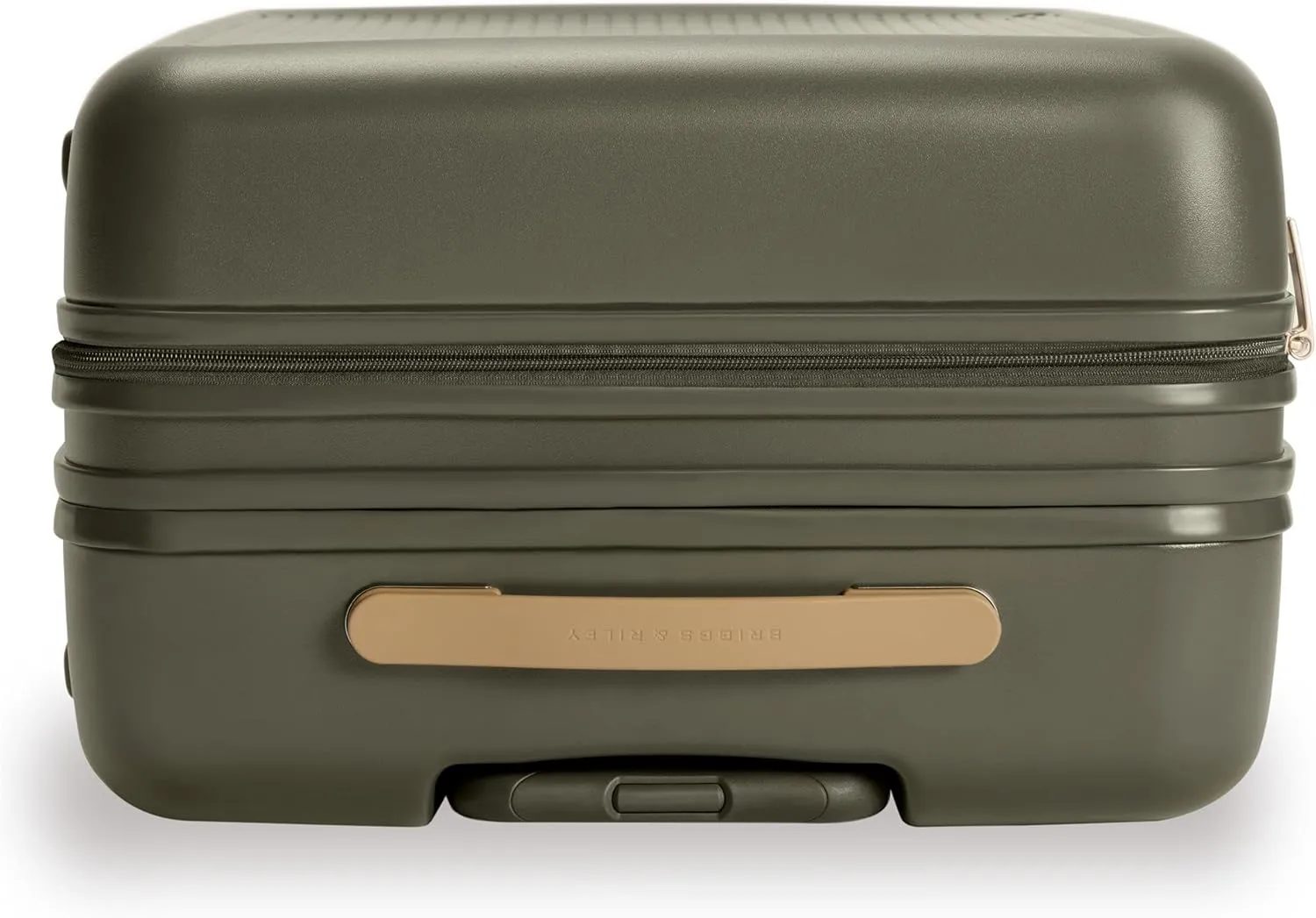 Briggs & Riley 27" Medium Expandable Spinner - Checked Luggage for Travel, Suitcases with Wheels, Hardside Rolling Bag for Men & Women, Self-Repairing Zipper - Sympatico Collection, Olive