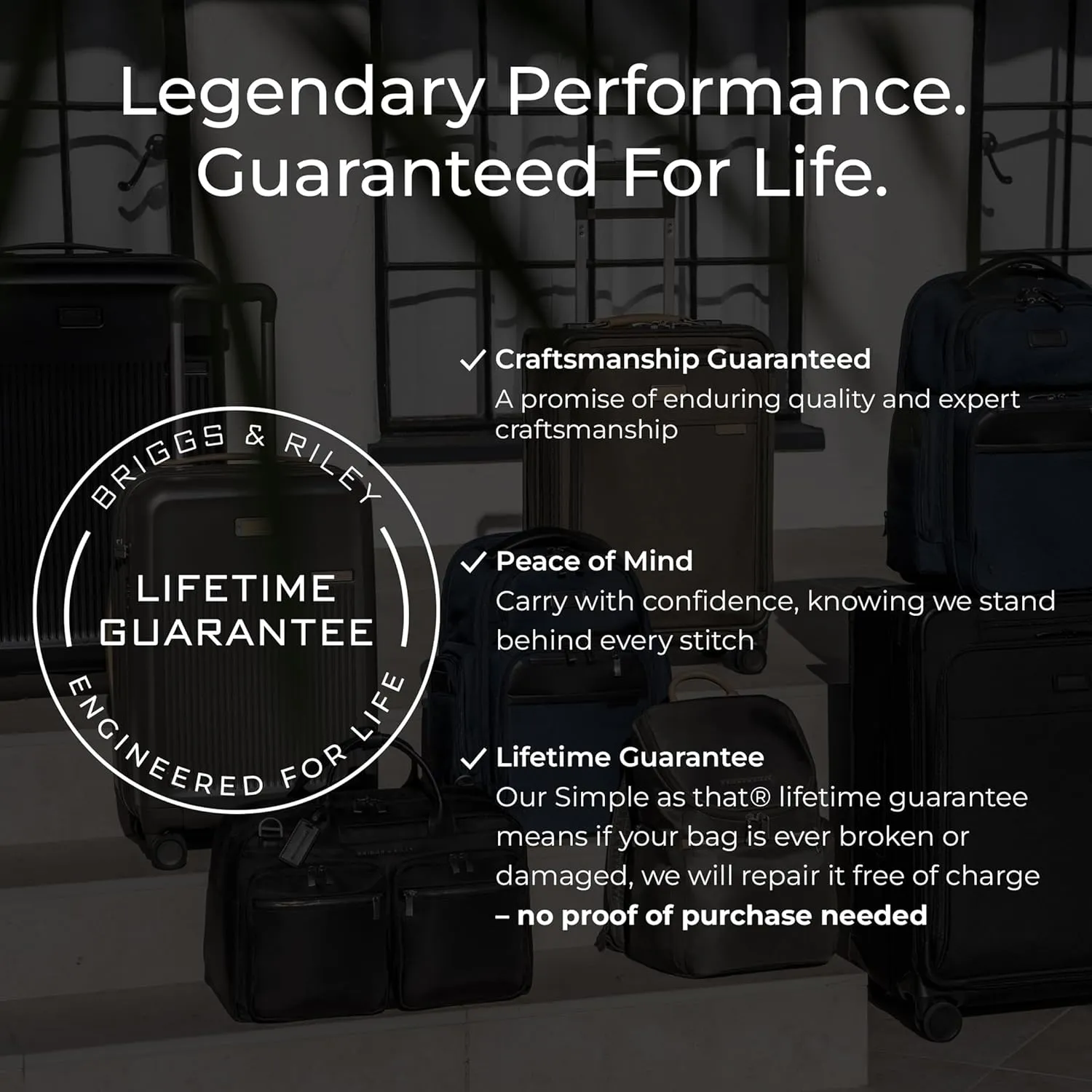 Briggs & Riley Essential 22" Carry On Expandable Spinner - Luggage for Travel, Suitcases with Wheels, Softside Rolling Bag for Men & Women, Self-Repairing Zipper - Baseline Collection, Black