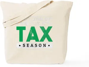 CafePress Accountant Tax Consultant Funny Ta Reusable Natural Beige Canvas Shopping Bag