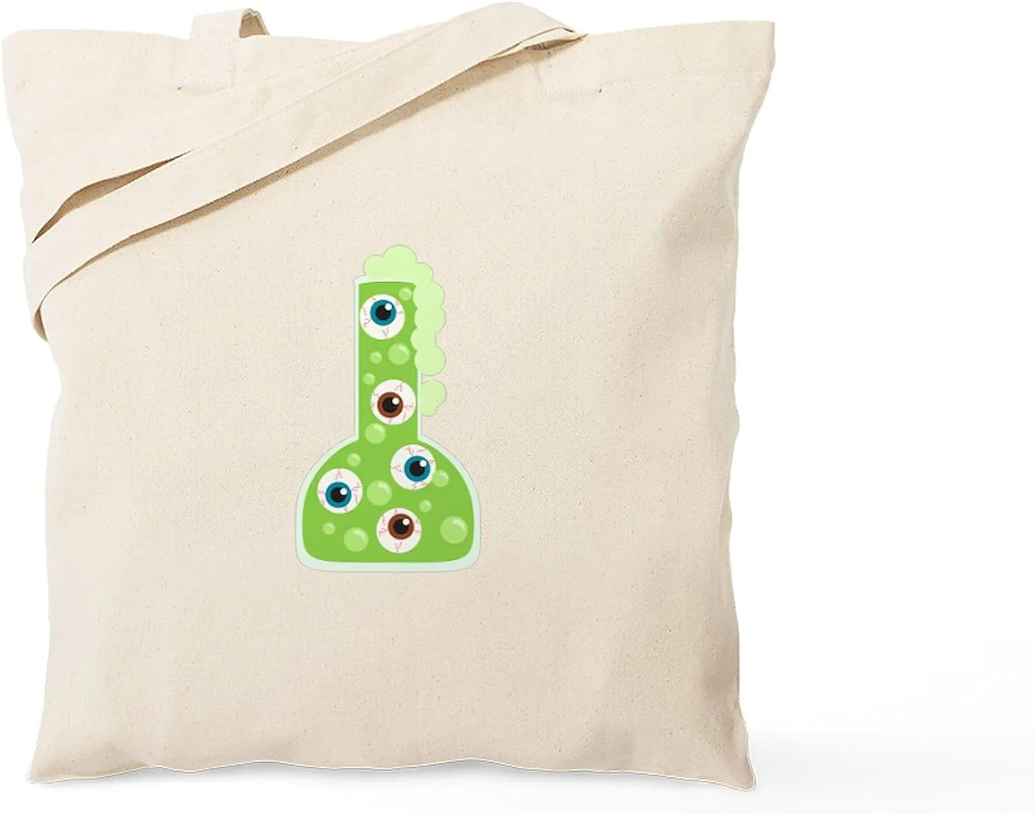 CafePress Eyeballs Potion Tote Bag Reusable Natural Beige Canvas Shopping Bag