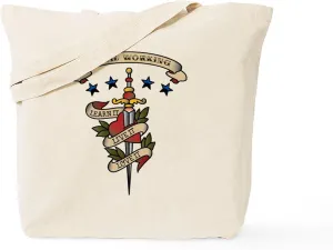 CafePress Love Metal Working Tote Bag Reusable Natural Beige Canvas Shopping Bag