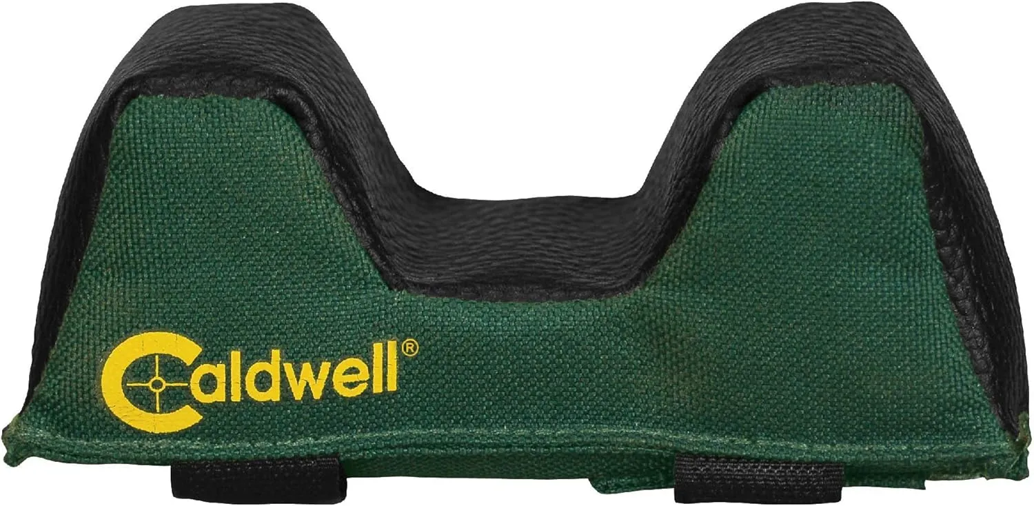Caldwell Filled Universal Front Rest Bag with Durable Construction and Hook and Loop Straps for Outdoor, Range, Shooting and Hunting