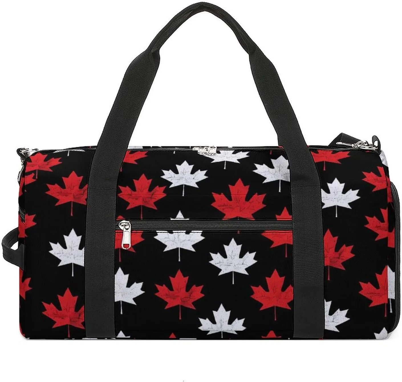 Canada Flag Maple Gym Bag for Women Men Lightweight Duffel Bag Travel Tote Bag Sports Bag with Shoulder Strap