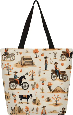 Canvas Tote Bag Farmers Harvest Large Women Reusable Grocery Bag Casual Shoulder Bag Handbag, Farmland Multipurpose Heavy Duty Shopping Grocery Bag Beach Bag Outdoor