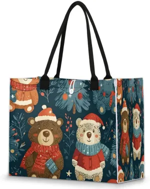 Canvas Tote Bags, Reusable Canvas Bags Use For Grocery Bags, Shopping Bags, Work, Daily Use