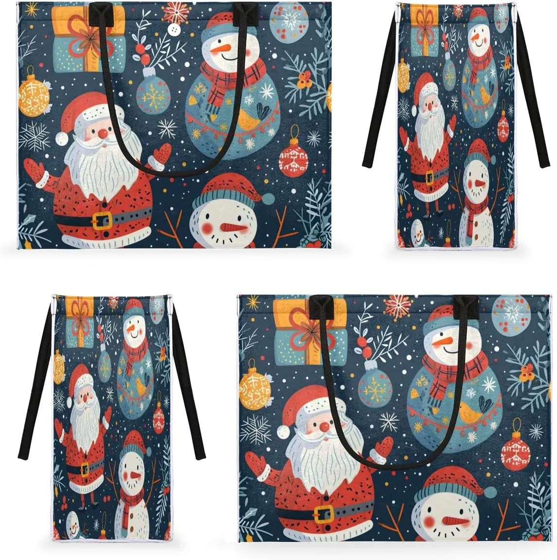 Canvas Tote Bags, Reusable Canvas Bags Use For Grocery Bags, Shopping Bags, Work, Daily Use
