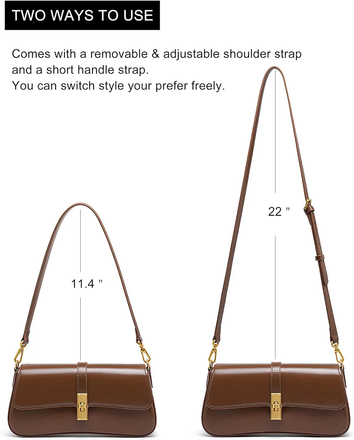 caqilore Genuine Leather Crossbody Bags for Women Shoulder Bag Women's Crossbody Handbags Leather Purses