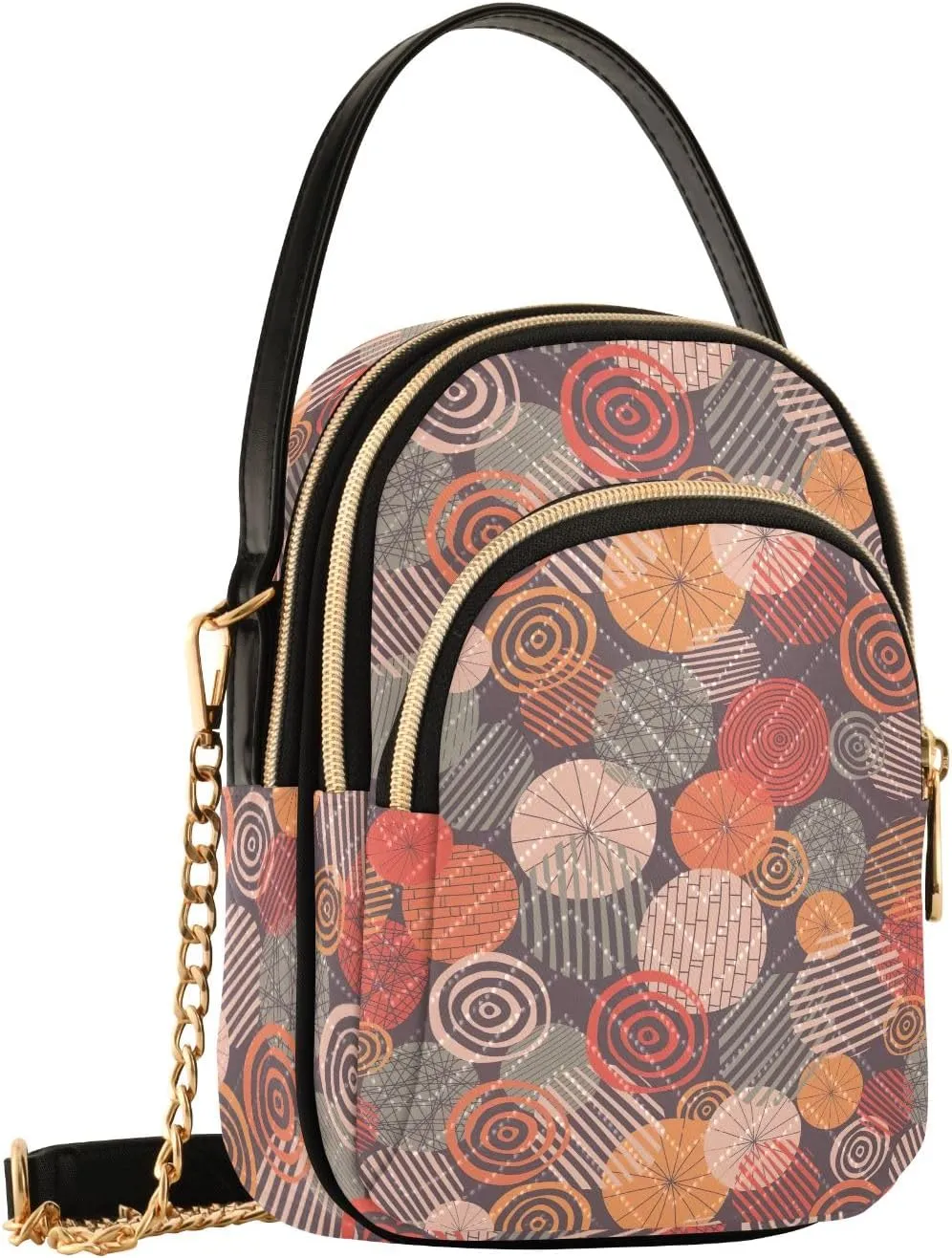 Cartoon Cat Star Cute Shoulder Bags for Women Chain Bags with Leather Handle