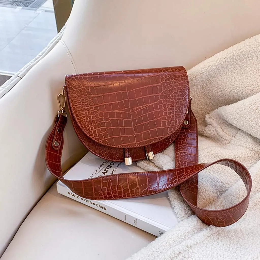 Casual Messenger Wild Shoulder Simple Fashion Satchel 2025 Bag Plush Bag over Shoulder Bags (Brown, One Size)