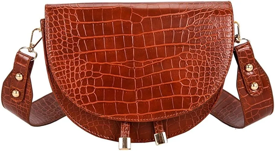 Casual Messenger Wild Shoulder Simple Fashion Satchel 2025 Bag Plush Bag over Shoulder Bags (Brown, One Size)
