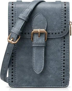 Cell Phone Purse Small Crossbody Bags for Women Leather Cellphone Wallet Travel Shoulder Handbag