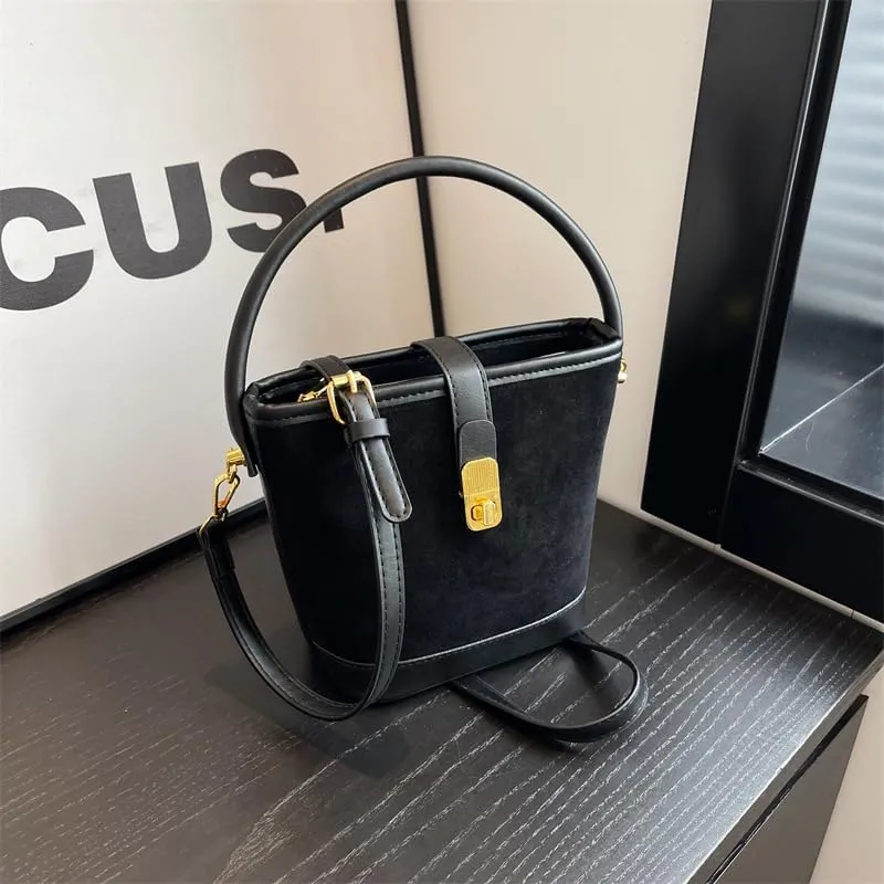 Classic Bucket Bag, Timeless Design with Adjustable Strap and Roomy Interior