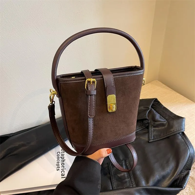 Classic Bucket Bag, Timeless Design with Adjustable Strap and Roomy Interior