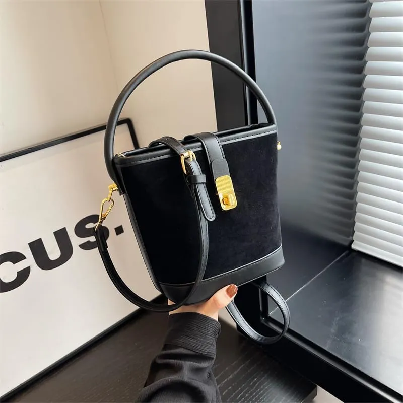 Classic Bucket Bag, Timeless Design with Adjustable Strap and Roomy Interior