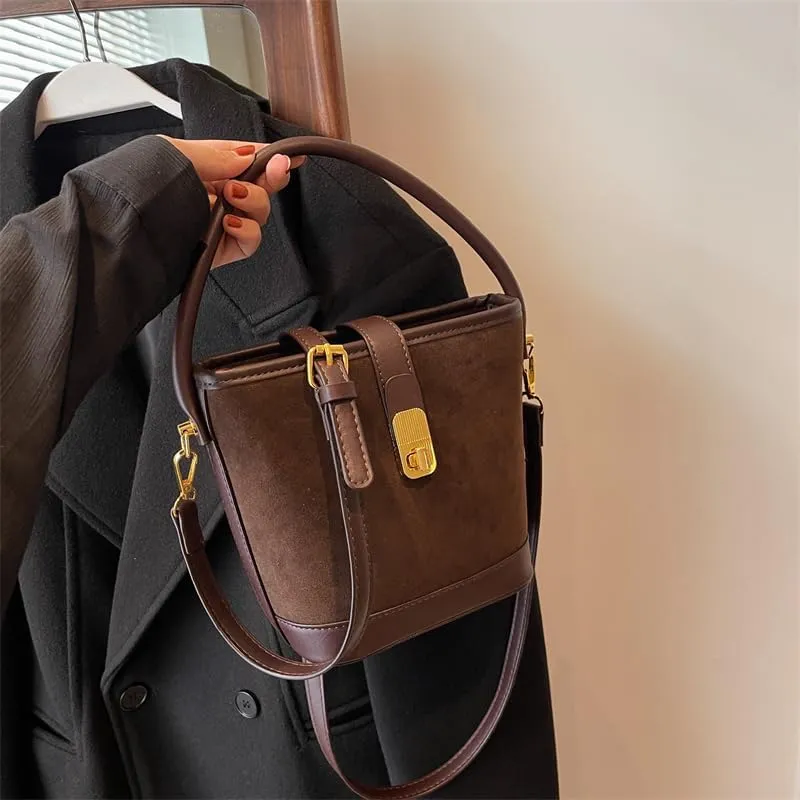 Classic Bucket Bag, Timeless Design with Adjustable Strap and Roomy Interior