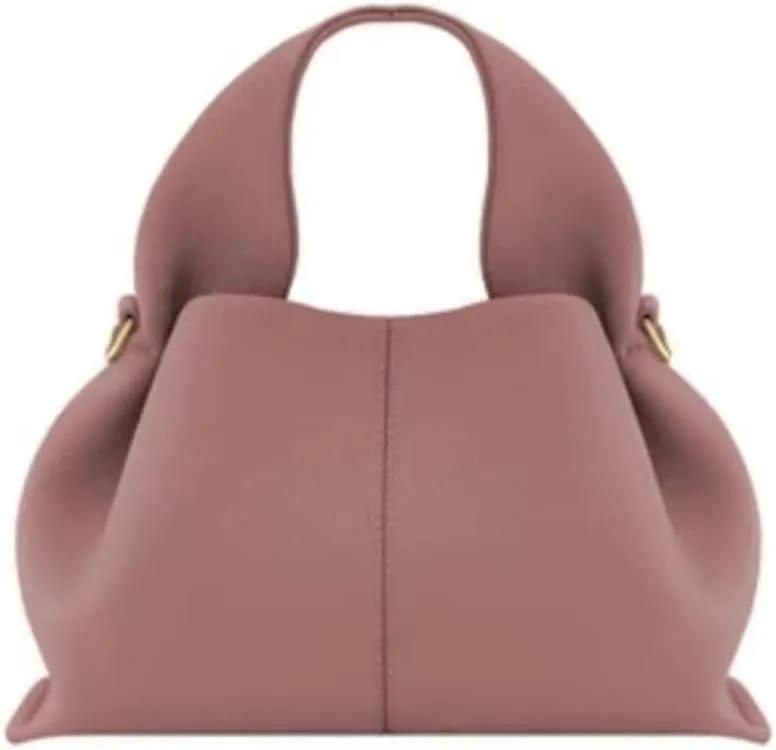 Cloud Silhouette Leather Handbag，Designer Leather Shoulder Bags, Retro Crossbody bag ，Purse Casual Dumpling Hobo Bag