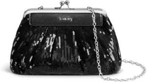 Clutch Purse Luxury Evening Handbag Crossbody Bag, Detachable Strap, Evening Purses for Weddings, Banquets & Parties