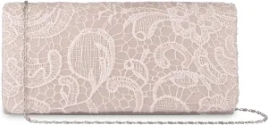 Clutch Purses for Women Wedding Lace Floral Handbag Evening Bag