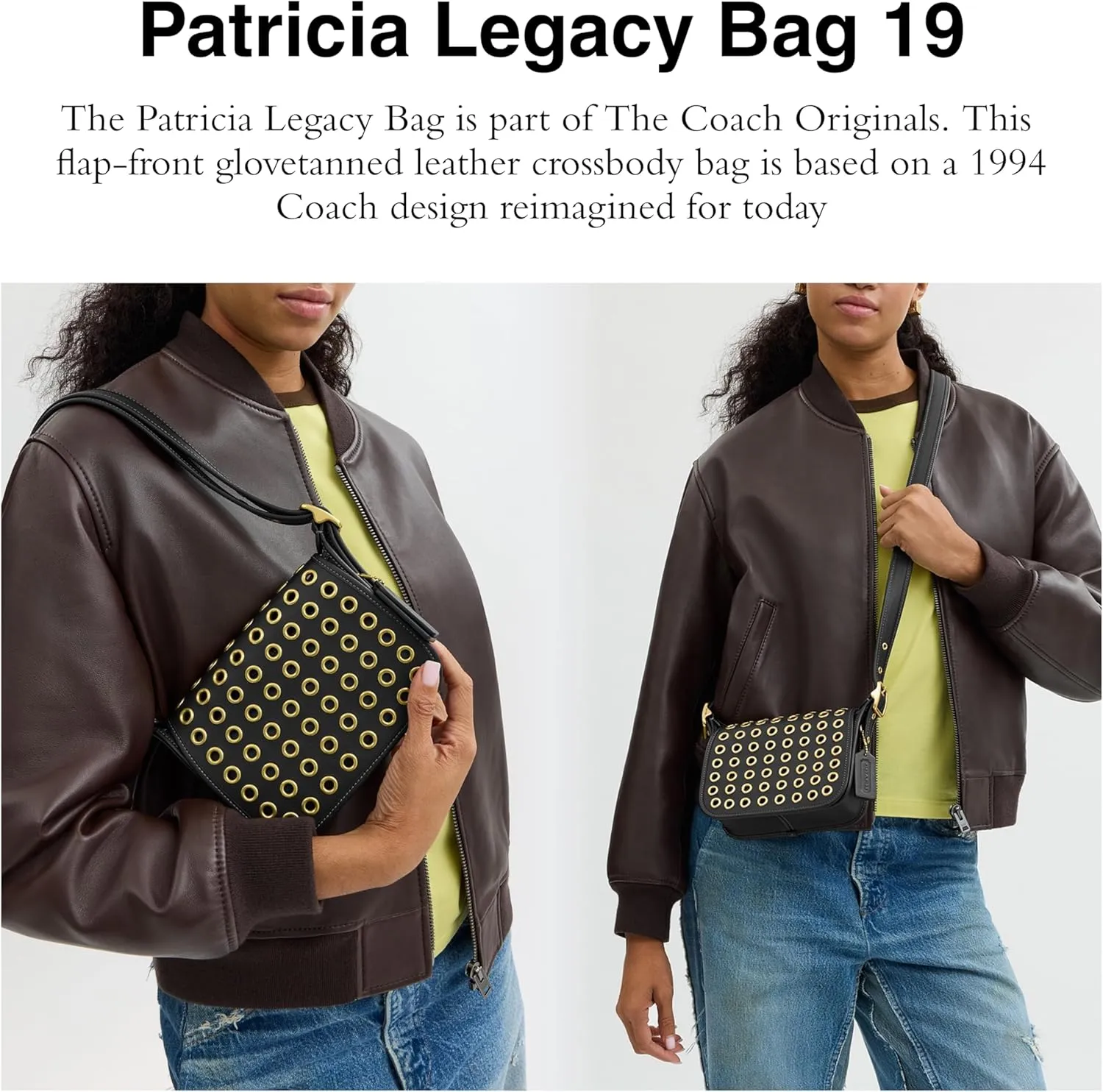 Coach Patricia Legacy Bag 19 with Grommets