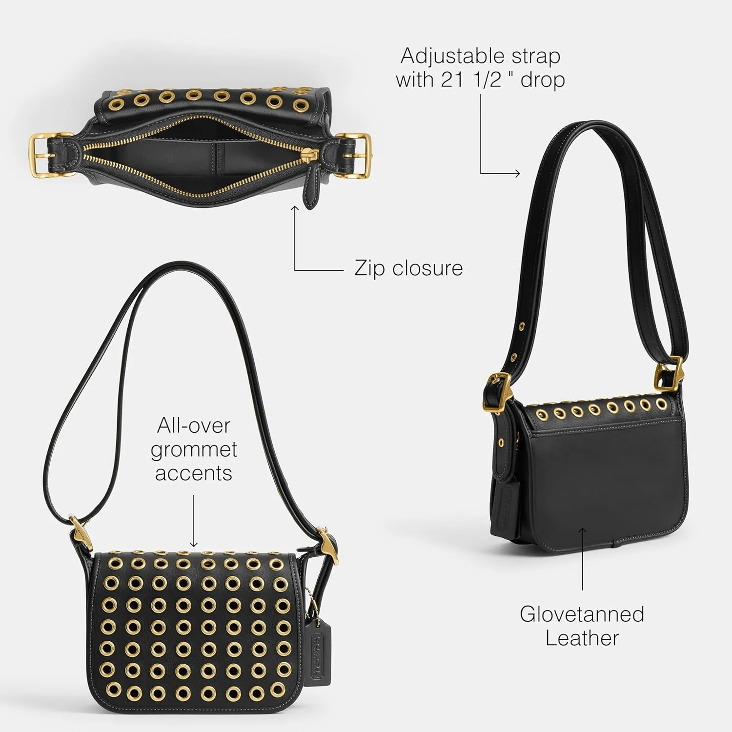 Coach Patricia Legacy Bag 19 with Grommets