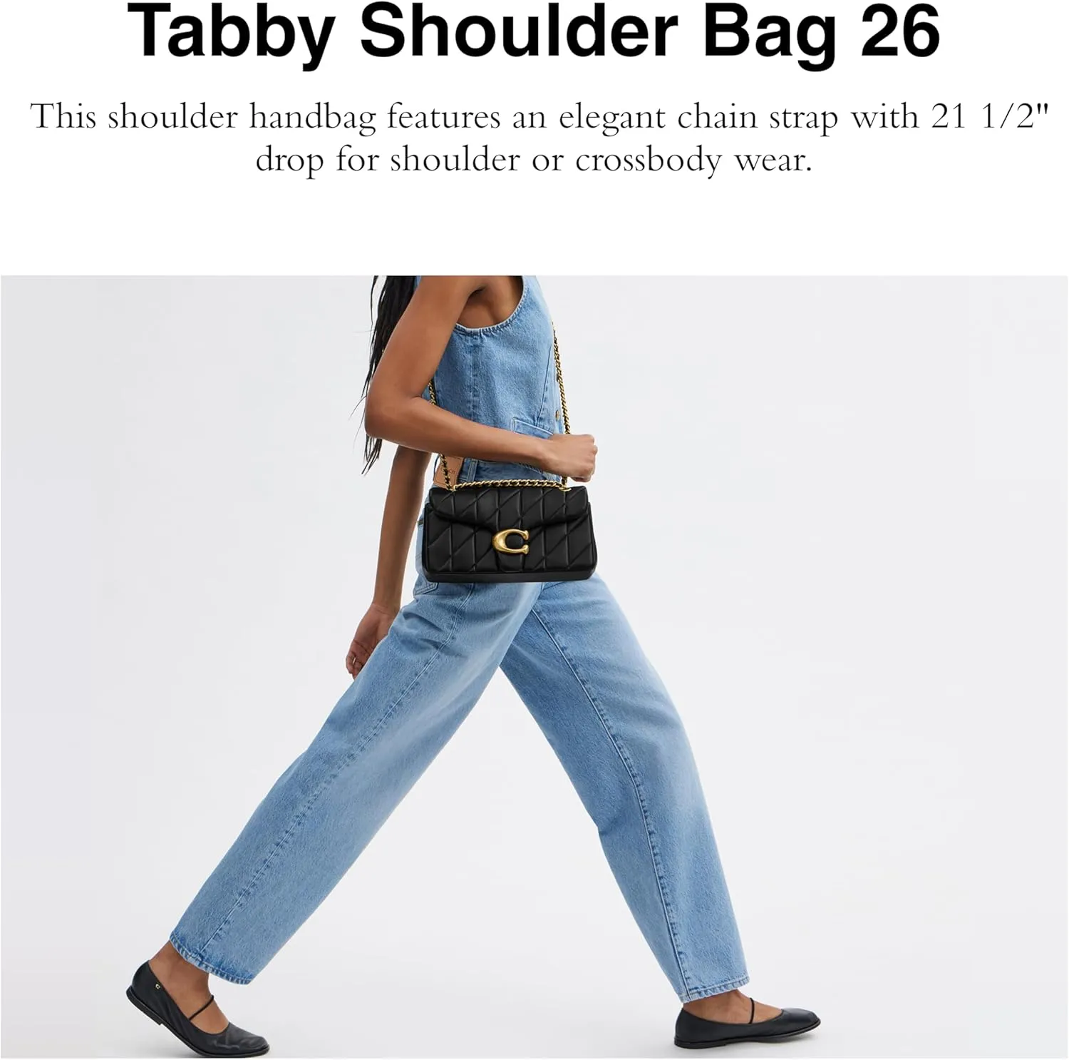 Coach Tabby Shoulder Bag 26 With Quilting