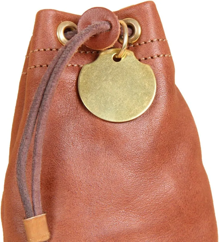 Col. Littleton Full-Grain Leather Possibles Pouch | Handcrafted in Lynnville, TN USA | Small/Brown