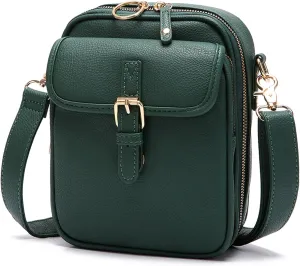 Collaborate Crossbody Leather Bag, Urvashi Crossbody Bag, with 7 Cards Slots Bring Leisure Luxury for Women